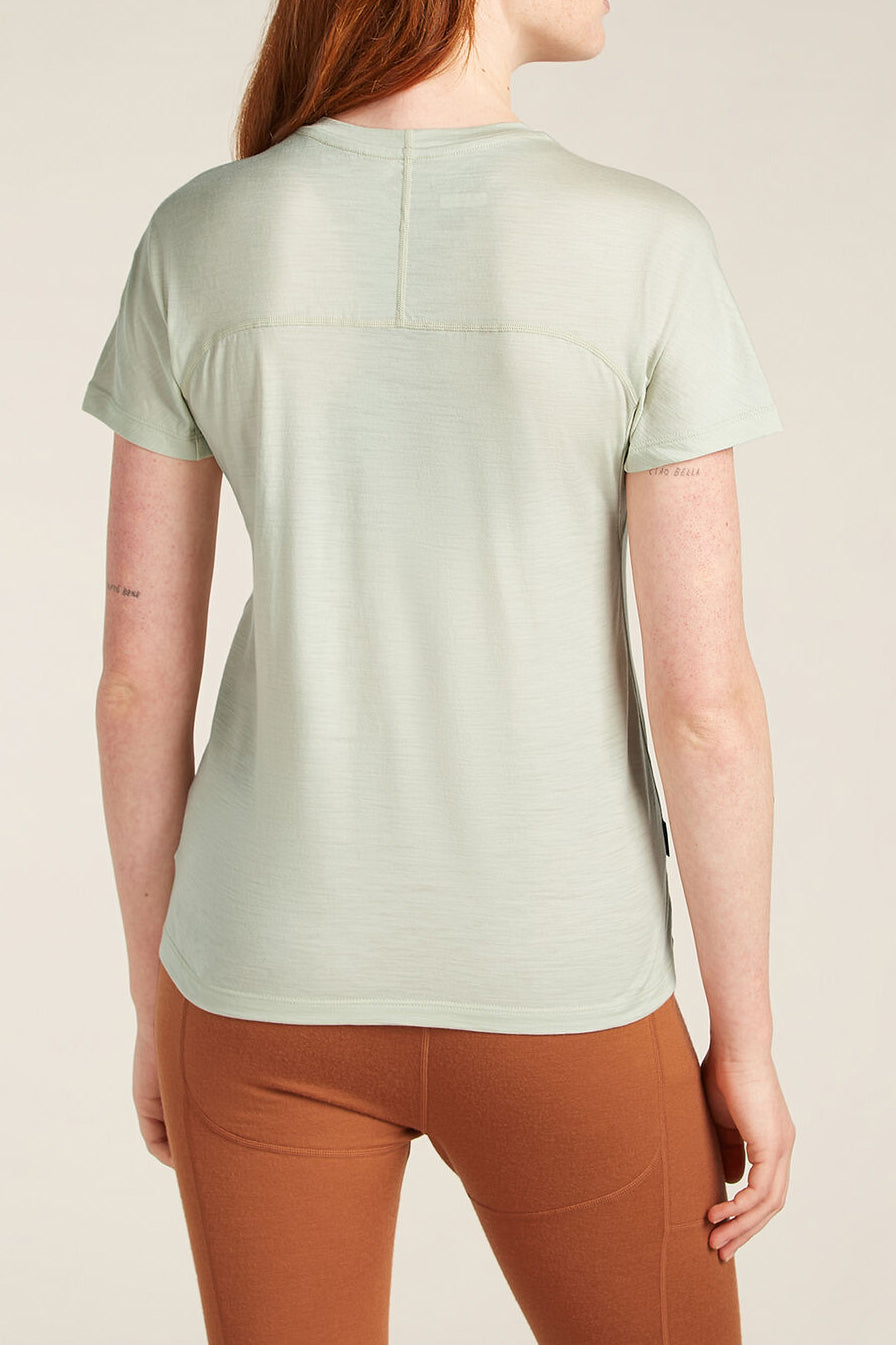 Icebreaker Women's 150 MerinoFine™ Ace Short Sleeve T-Shirt Ashen