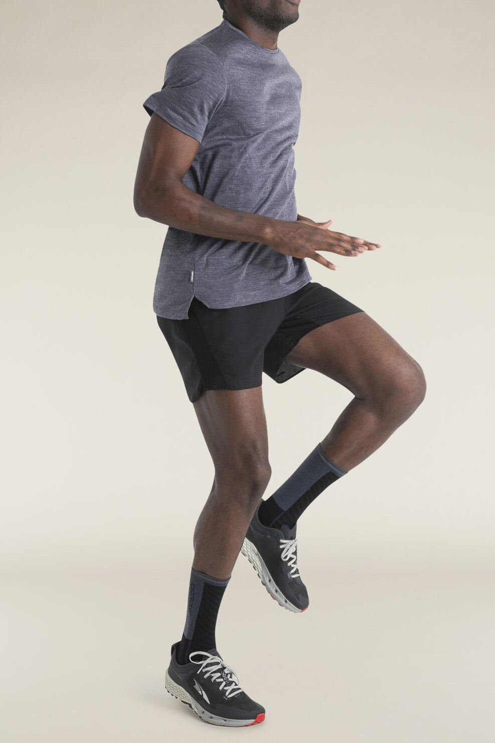Icebreaker Men's Merino Blend 125 Cool-Lite™ Sphere Short Sleeve T-Shirt Midnight Navy Heather