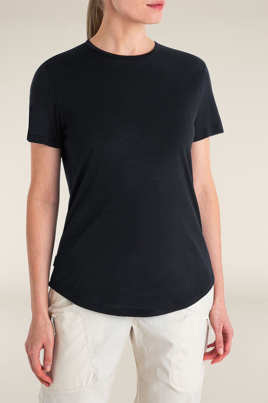 Icebreaker Women's Merino Blend 125 Cool-Lite™ Sphere Short Sleeve T-Shirt Black