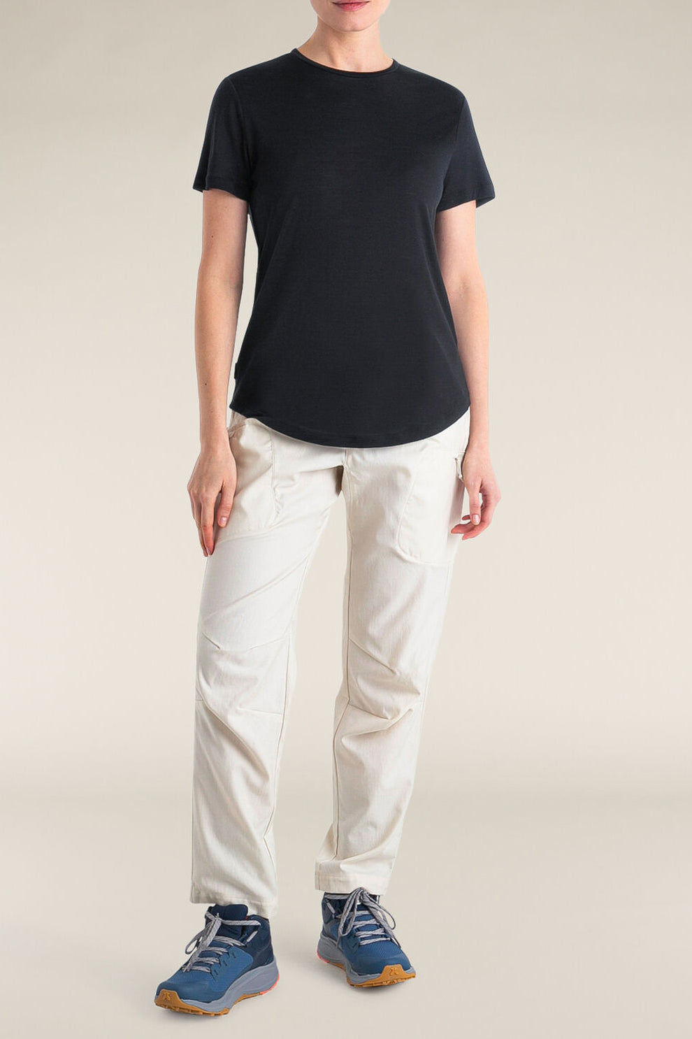 Icebreaker Women's Merino Blend 125 Cool-Lite™ Sphere Short Sleeve T-Shirt Black
