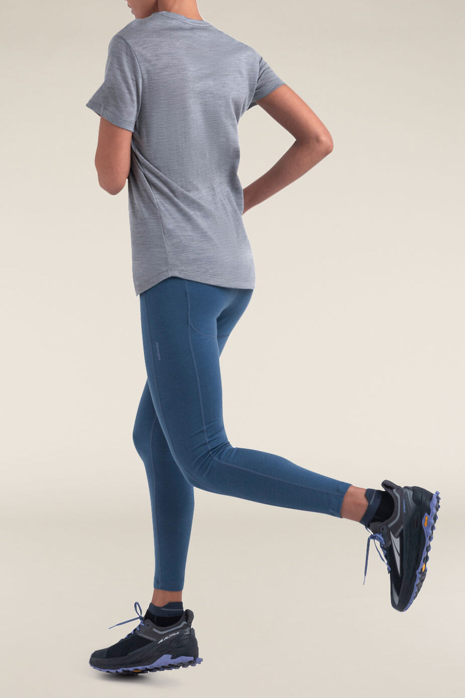 Icebreaker Women's Merino Blend 125 Cool-Lite™ Sphere Short Sleeve T-Shirt Metro Heather