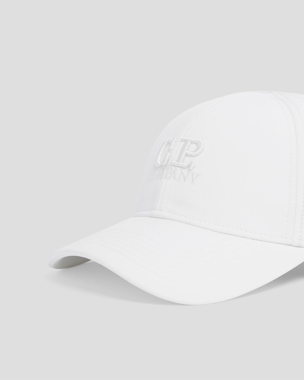 CP Company Logo Cap White