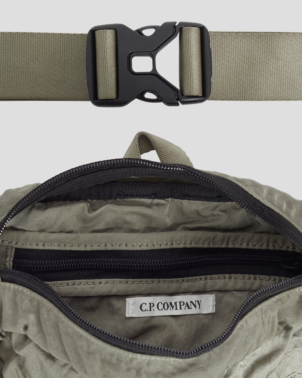 CP Company Nylon B Crossbody Bag Sage Green