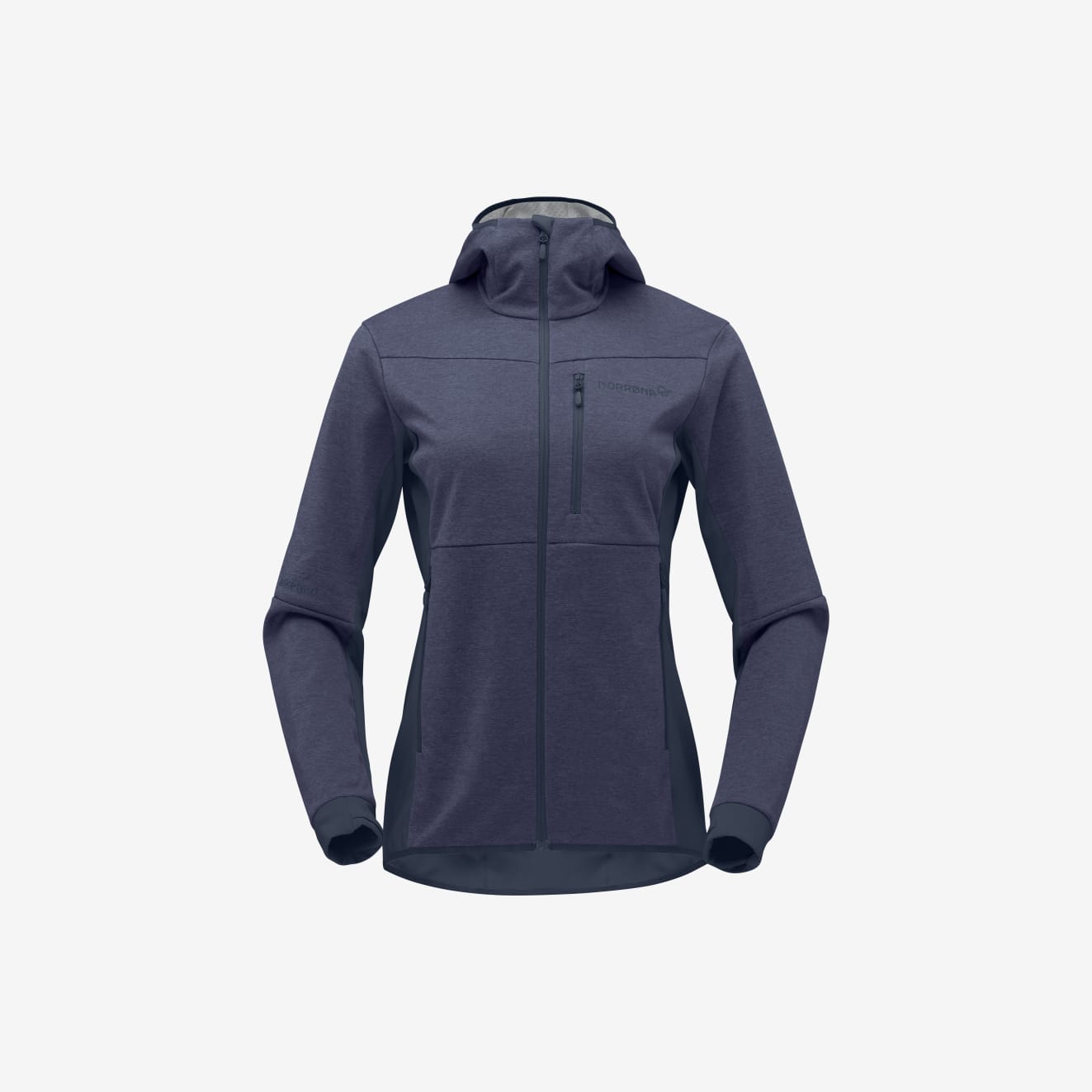 Norrona Falketind Warm2 Octa Hood W Indigo Night Blue