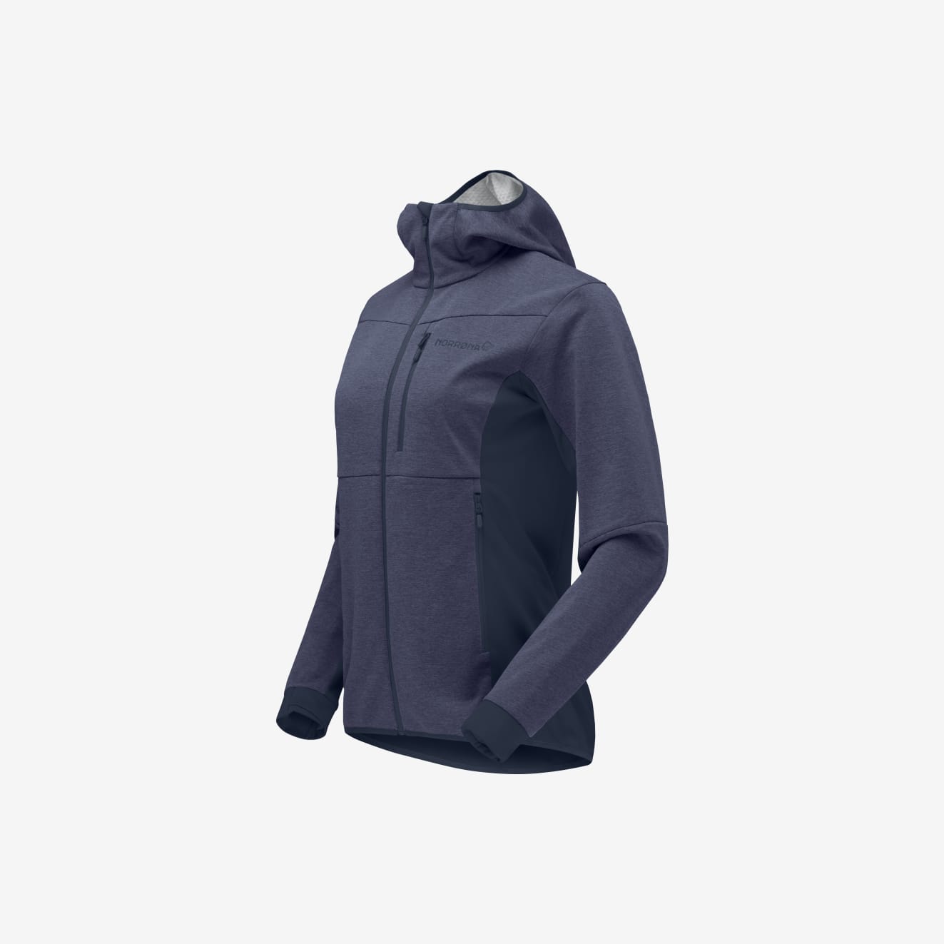 Norrona Falketind Warm2 Octa Hood W Indigo Night Blue