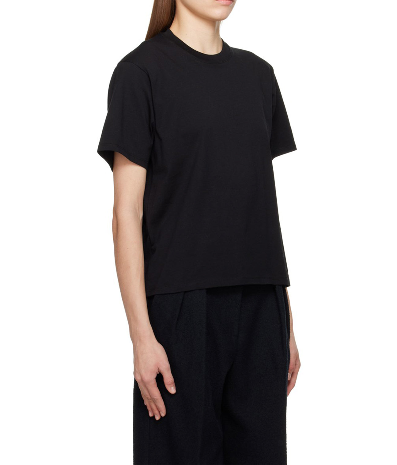Loulou Studio Telanto Organic Pima T-Shirt Black