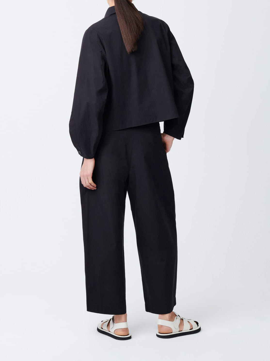 Studio Nicolson Dordoni Pant Powder Cotton Black Ink