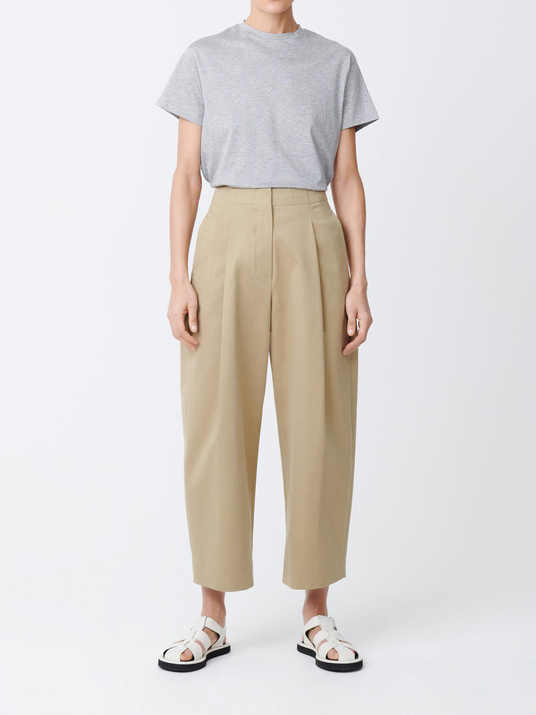 Studio Nicolson Dordoni Volume Pant Peached Cotton Tan
