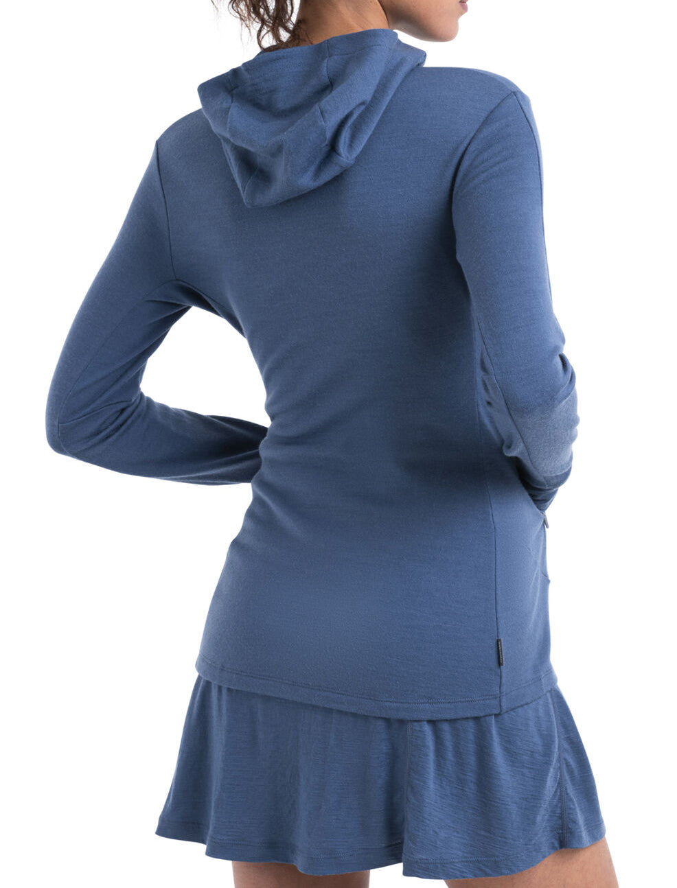 Icebreaker Women's 260 Quantum IV Merino Long Sleeve Zip Hoodie Dawn