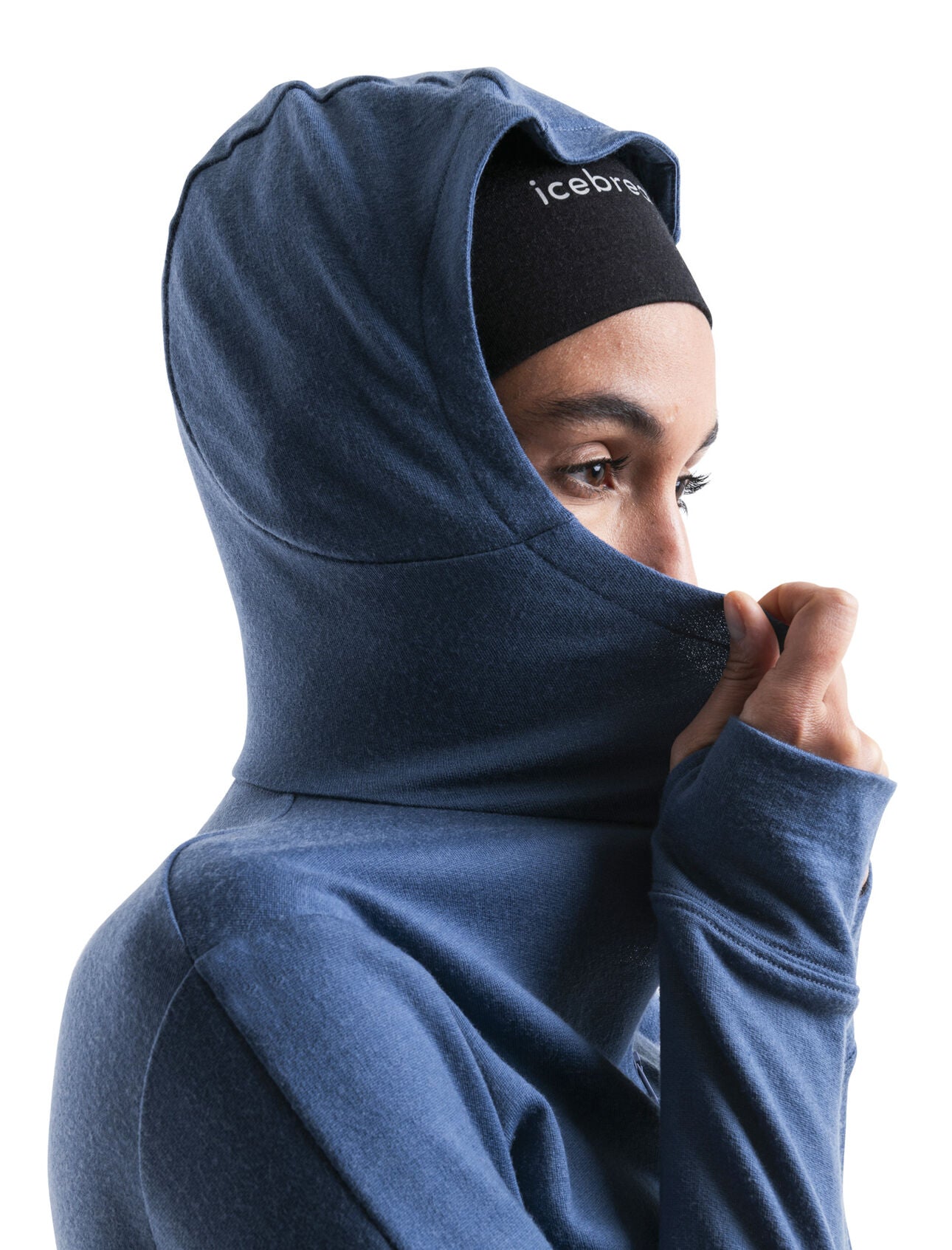 Icebreaker Women's 260 Quantum IV Merino Long Sleeve Zip Hoodie Dawn