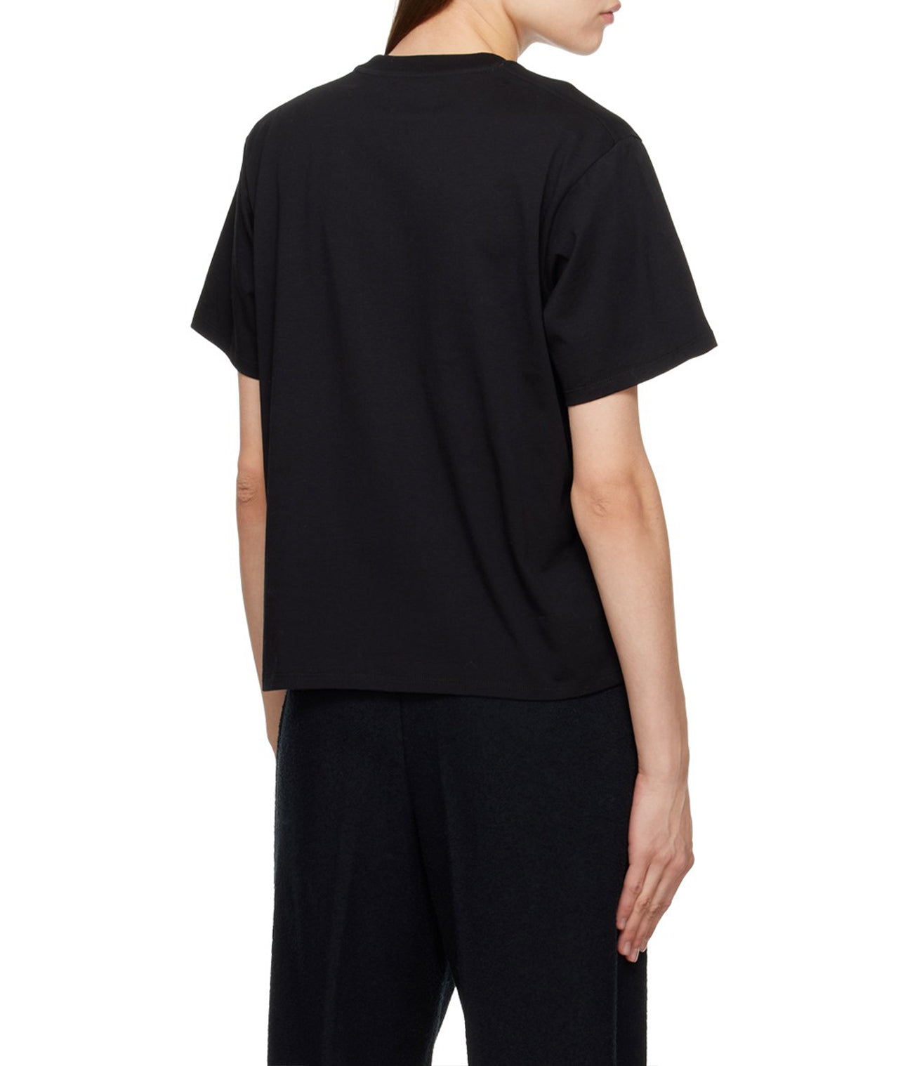 Loulou Studio Telanto Organic Pima T-Shirt Black