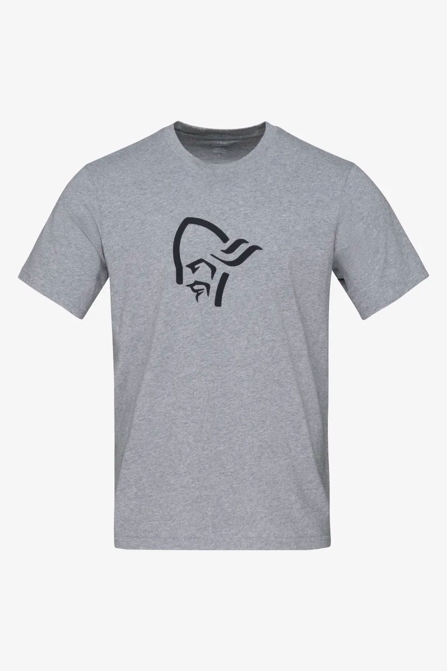 Norrona /29 Cotton Viking T-shirt Grey Melange/Caviar