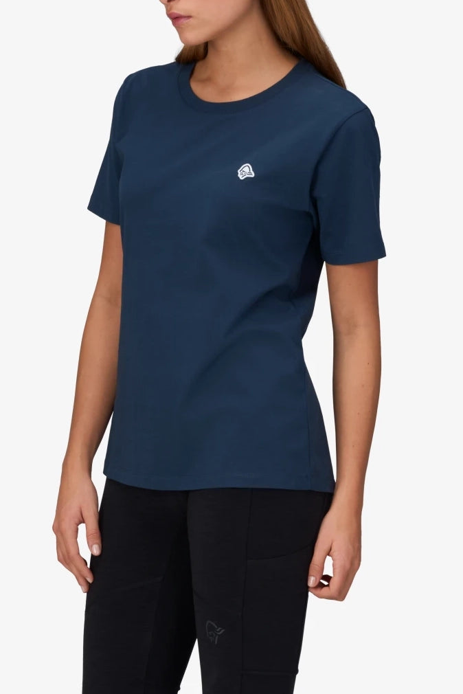 Norrona Femund /29 Cotton Viking Patch T-shirt Women Indigo Night