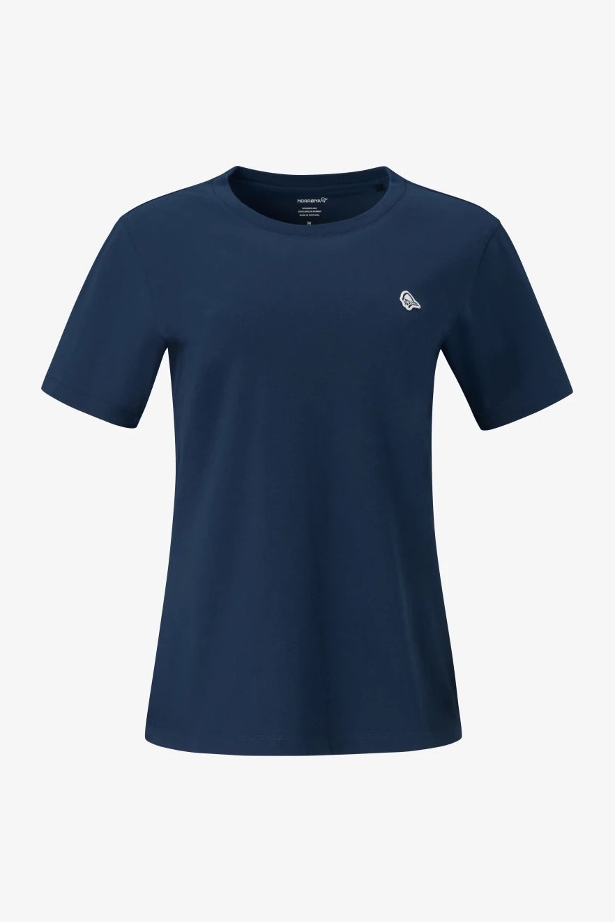 Norrona Femund /29 Cotton Viking Patch T-shirt Women Indigo Night