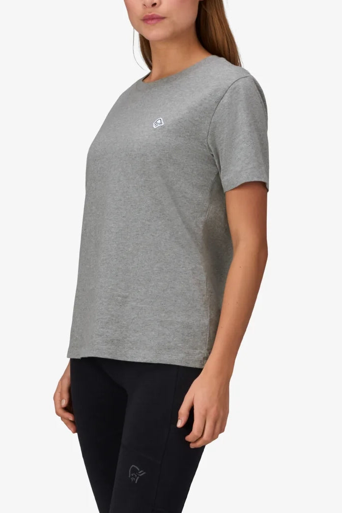 Norrona Femund /29 Cotton Viking Patch T-shirt Women Grey Melange