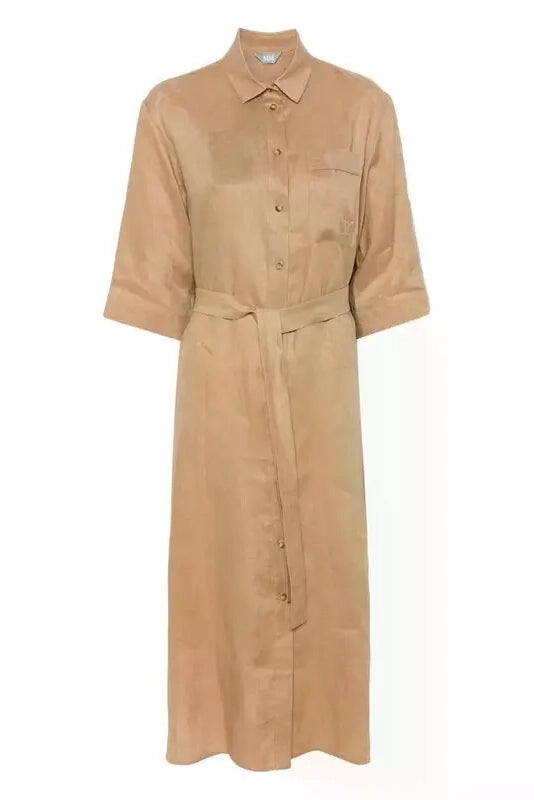Max Mara Salute Dress Light Camel