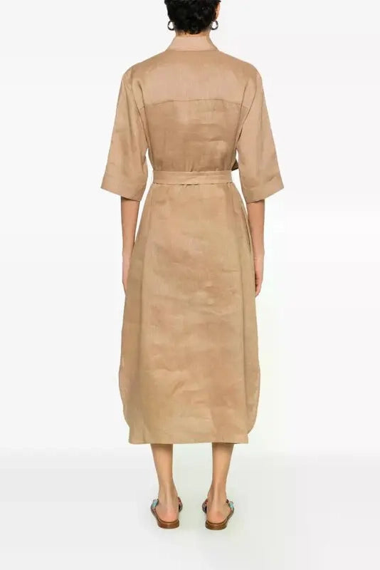 Max Mara Salute Dress Light Camel