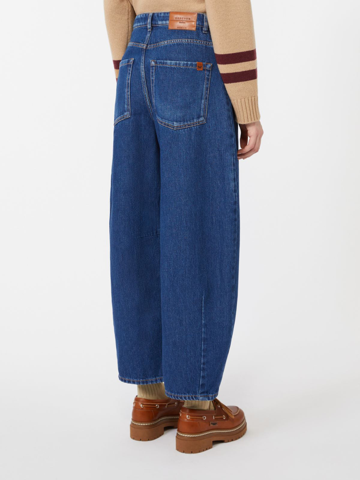 Max Mara Douglas Cotton Denim Navy