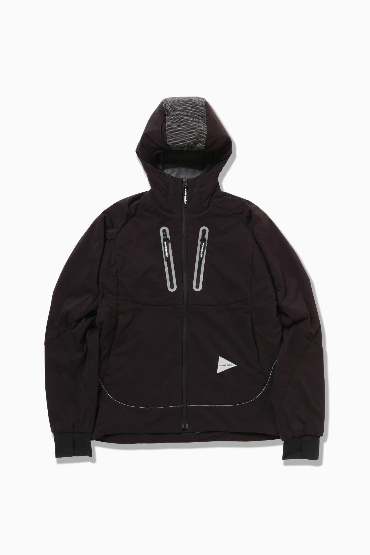 And Wander Alpha AIR Hoodie Black