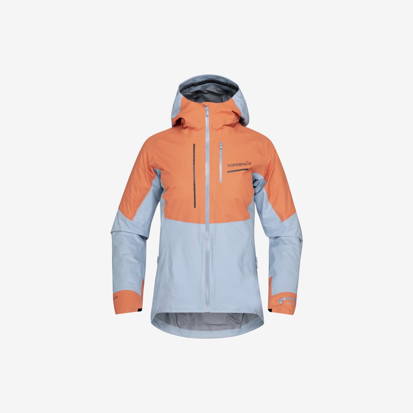 Norrona Senja Gore-Tex Active Jacket Flamingo/Blue Fog