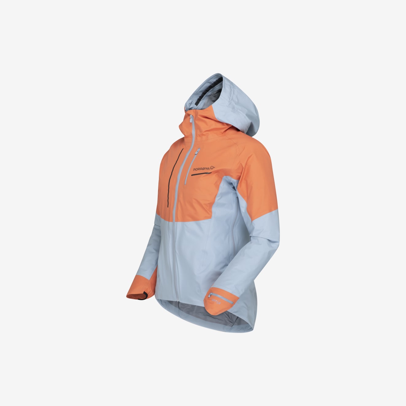 Norrona Senja Gore-Tex Active Jacket Flamingo/Blue Fog