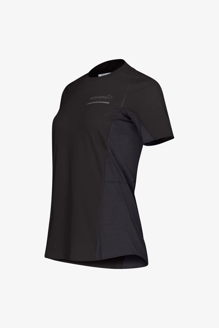 Norrona Senja Equaliser Lightweight T-shirt Caviar Black