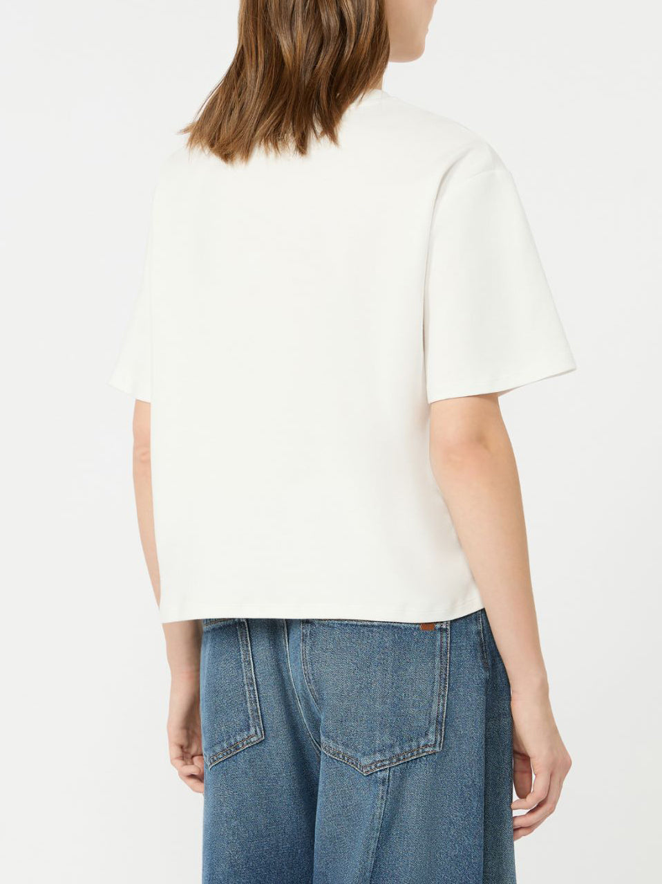 Max Mara Weekend Sala Boxy-fit Cotton T-shirt White