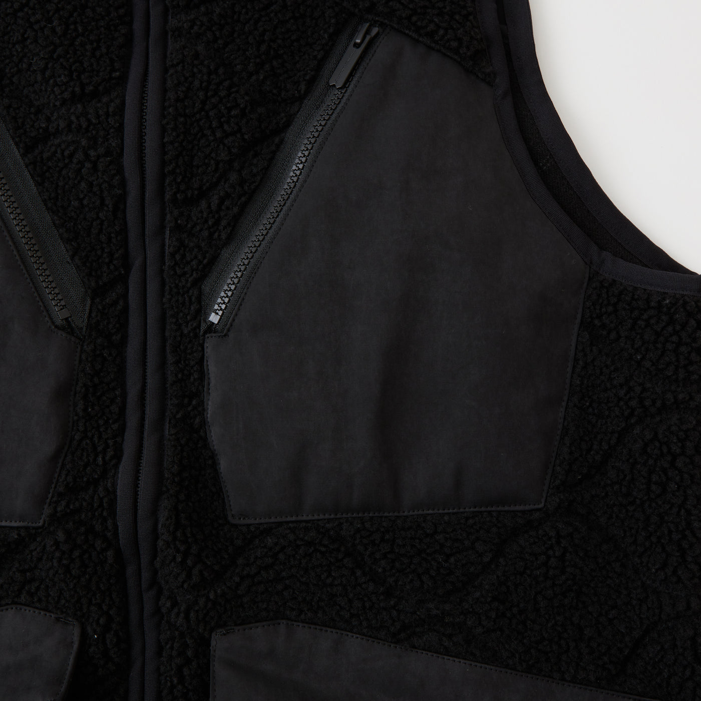 White Mountaineering Boa Fleece Vest