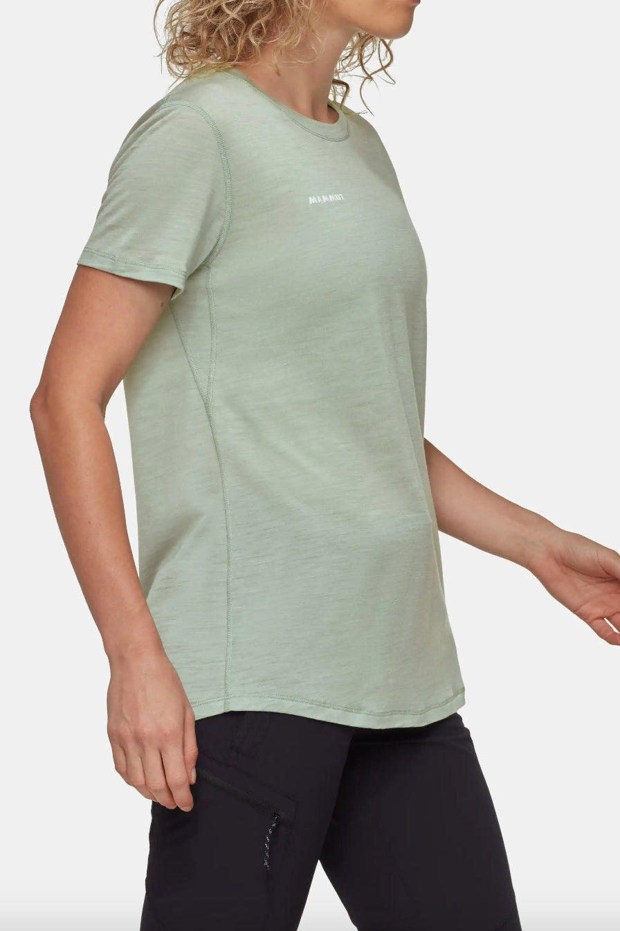 Mammut Tree Wool FL T-Shirt Women Silver Sage Melange