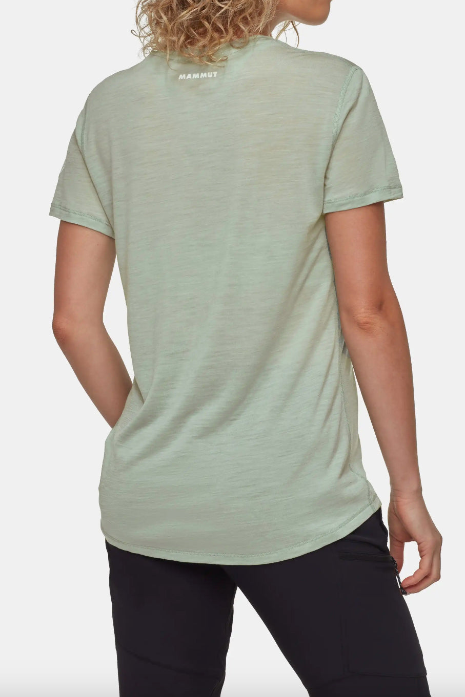 Mammut Tree Wool FL T-Shirt Women Silver Sage Melange