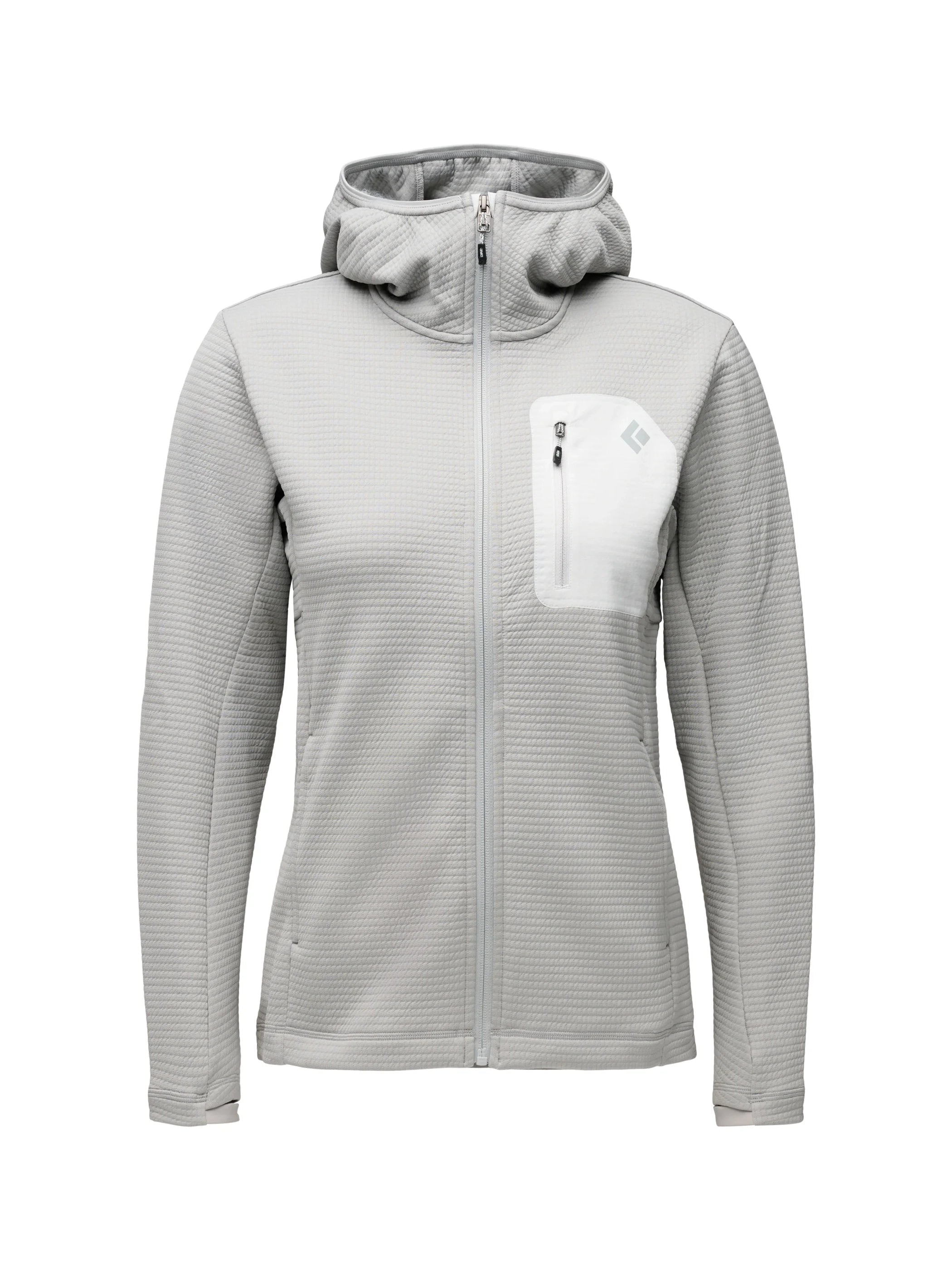 Black Diamond Women's Diverge Full Zip Hoody Pewter