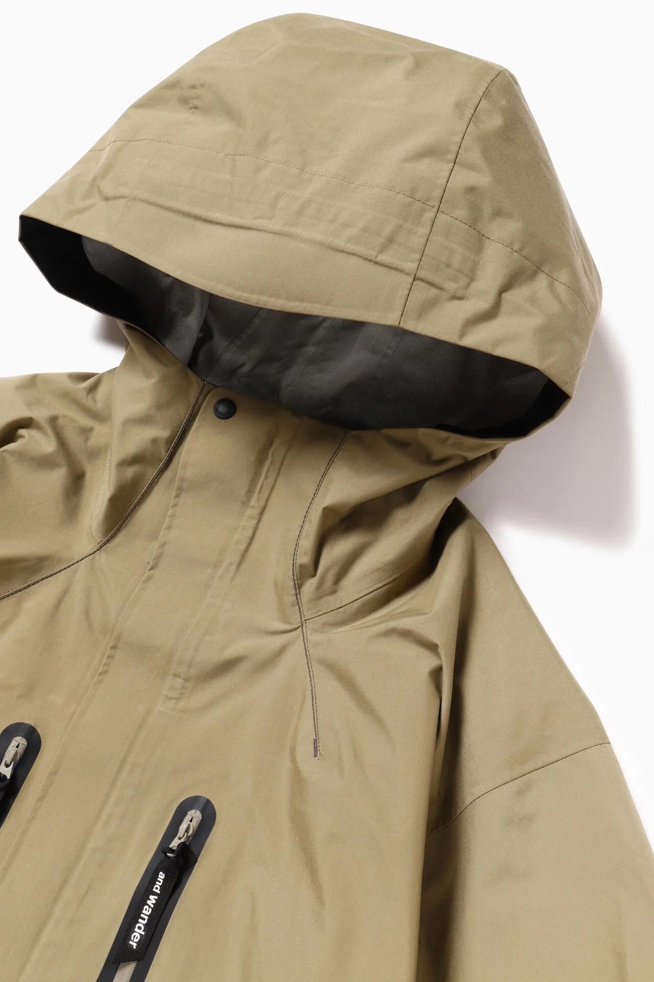 And Wander Hiker Rain Jacket Beige