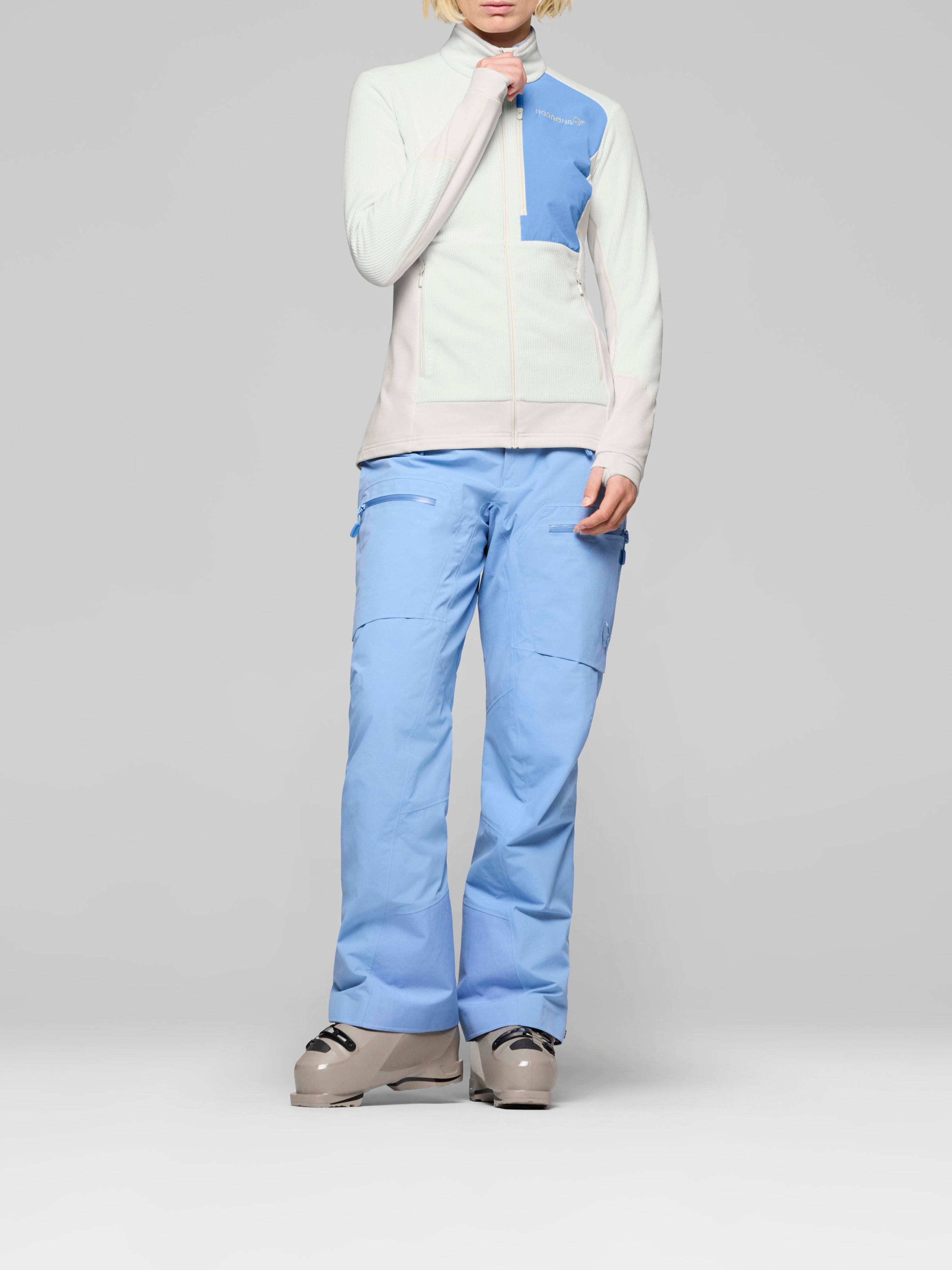 Norrona Women's Lofoten Warm2 Jacket Whisper White/Allure