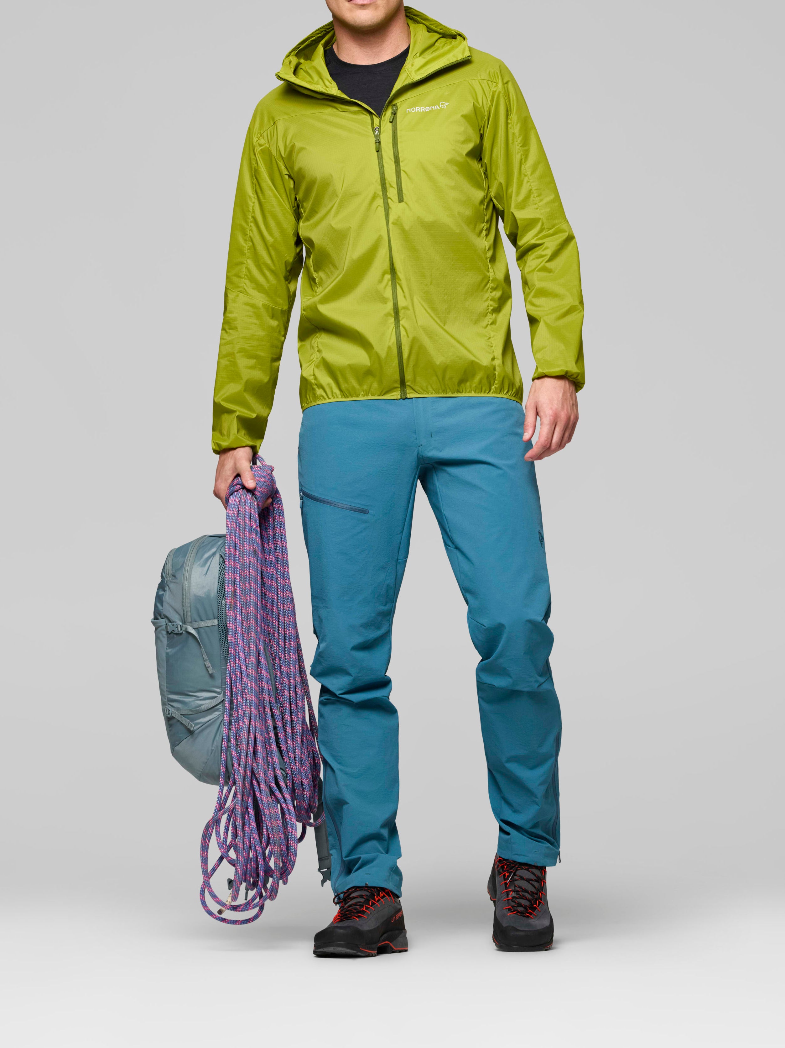 Norrona falketind Aero60 Hood Men Golden Lime