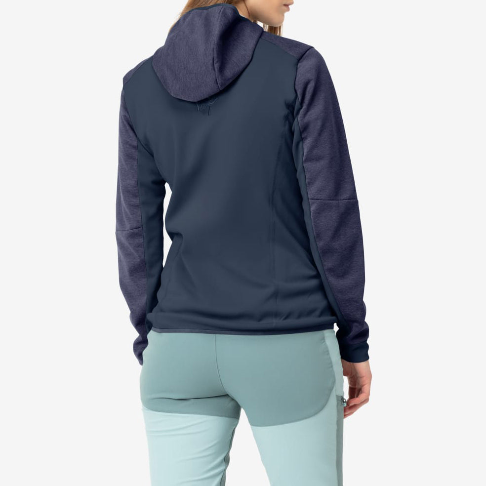 Norrona Falketind Warm2 Octa Hood W Indigo Night Blue