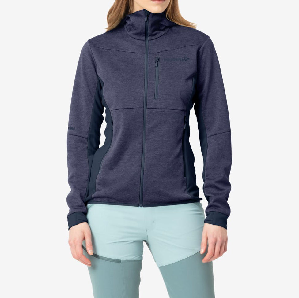 Norrona Falketind Warm2 Octa Hood W Indigo Night Blue