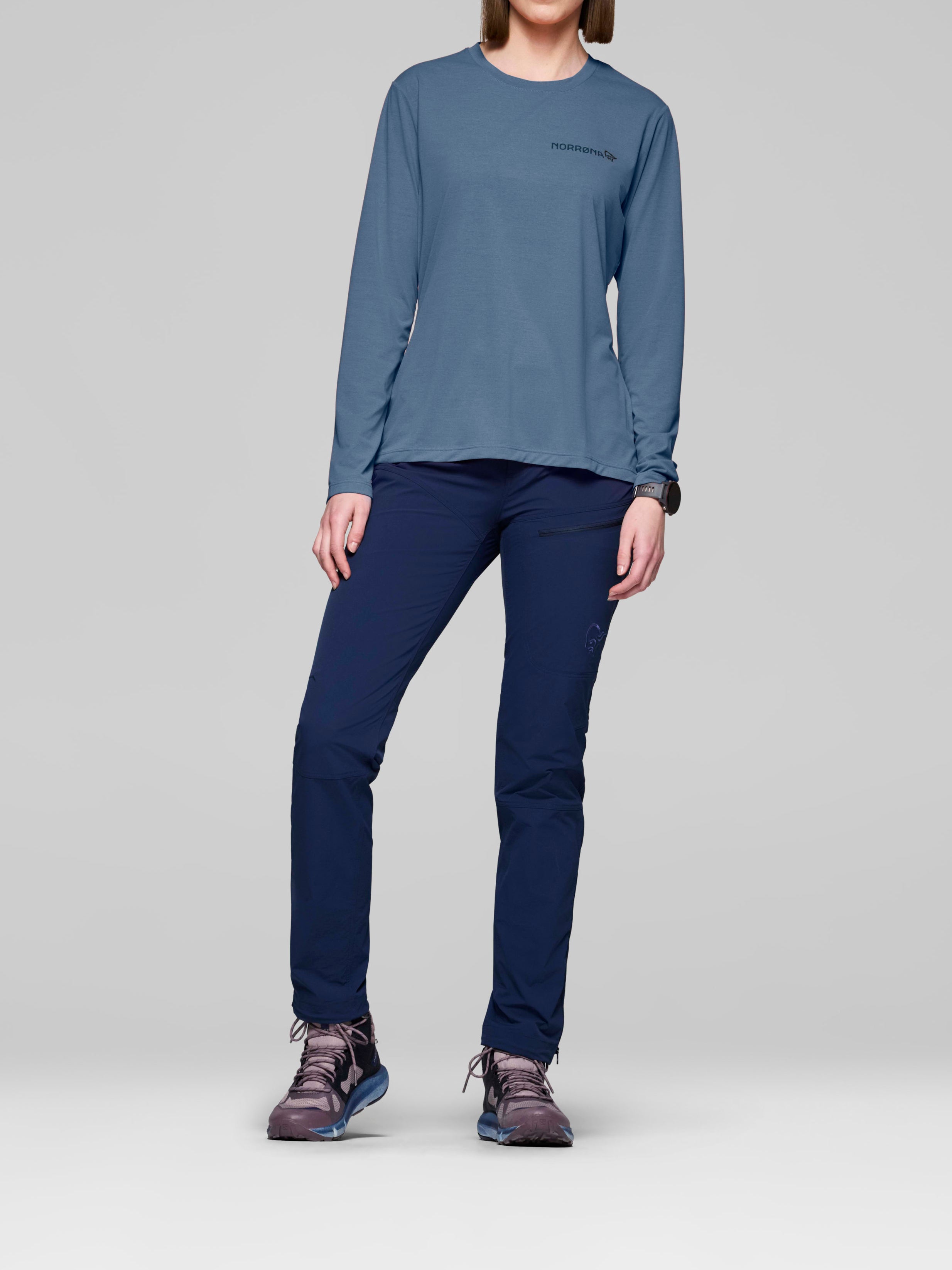 Norrona Femund Tech Long Sleeve Vintage Indigo