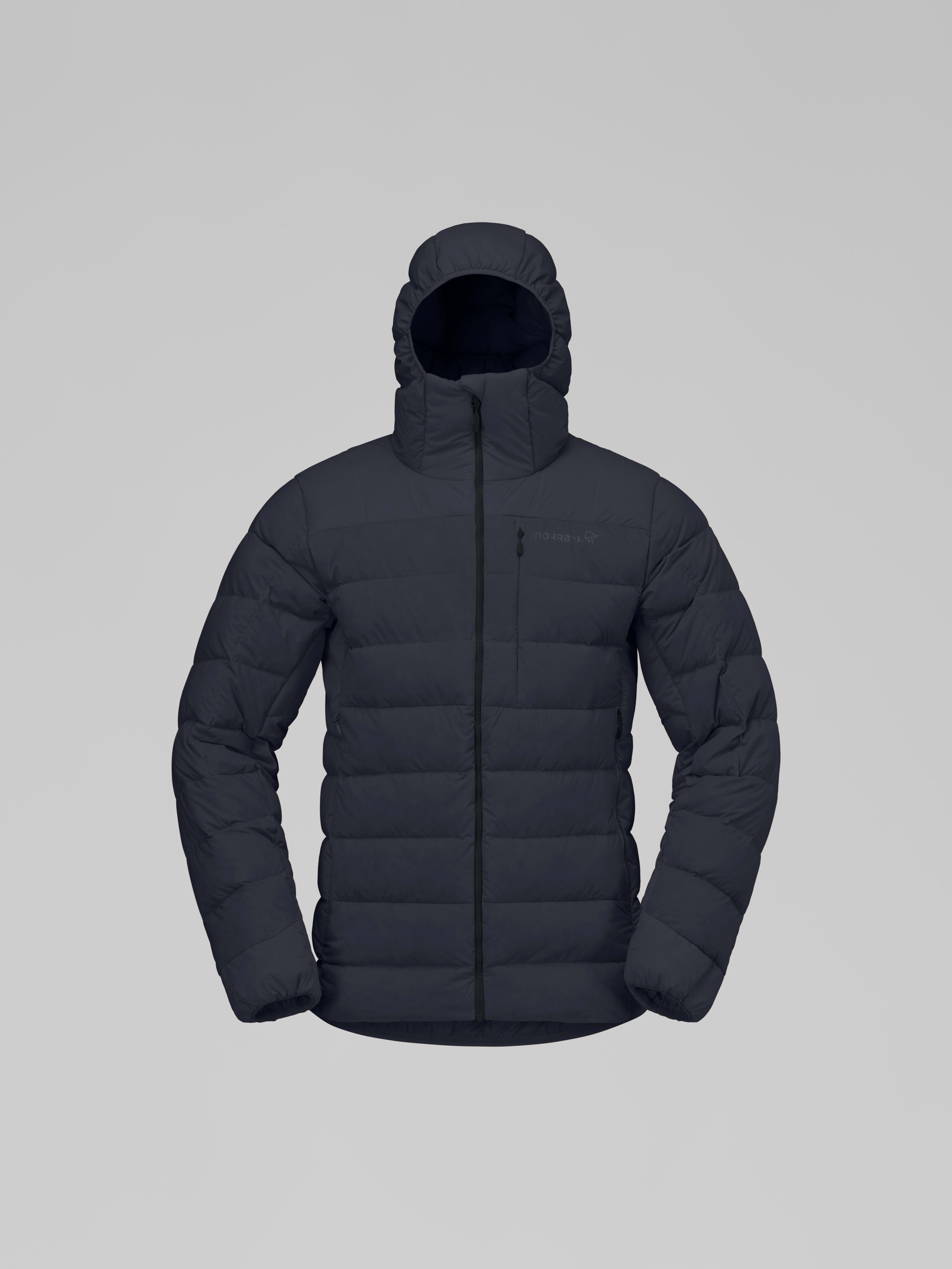 Norrona Men's Femund Down700 Zip Hood Caviar Black