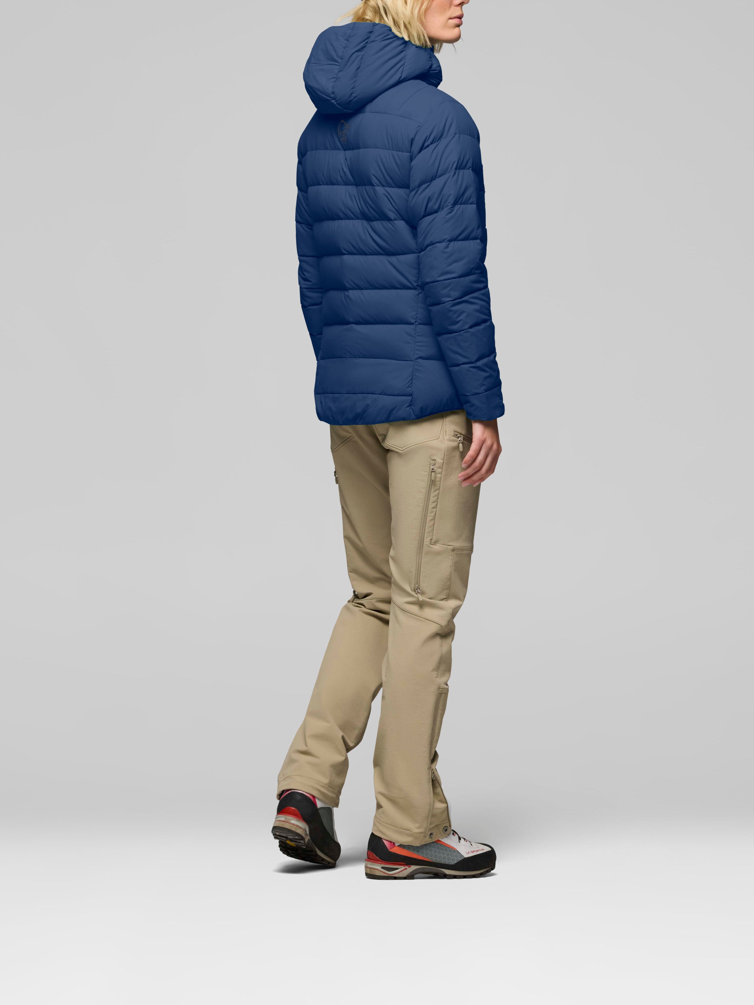 Norrona Women's Femund Down700 Zip Hood Indigo Night