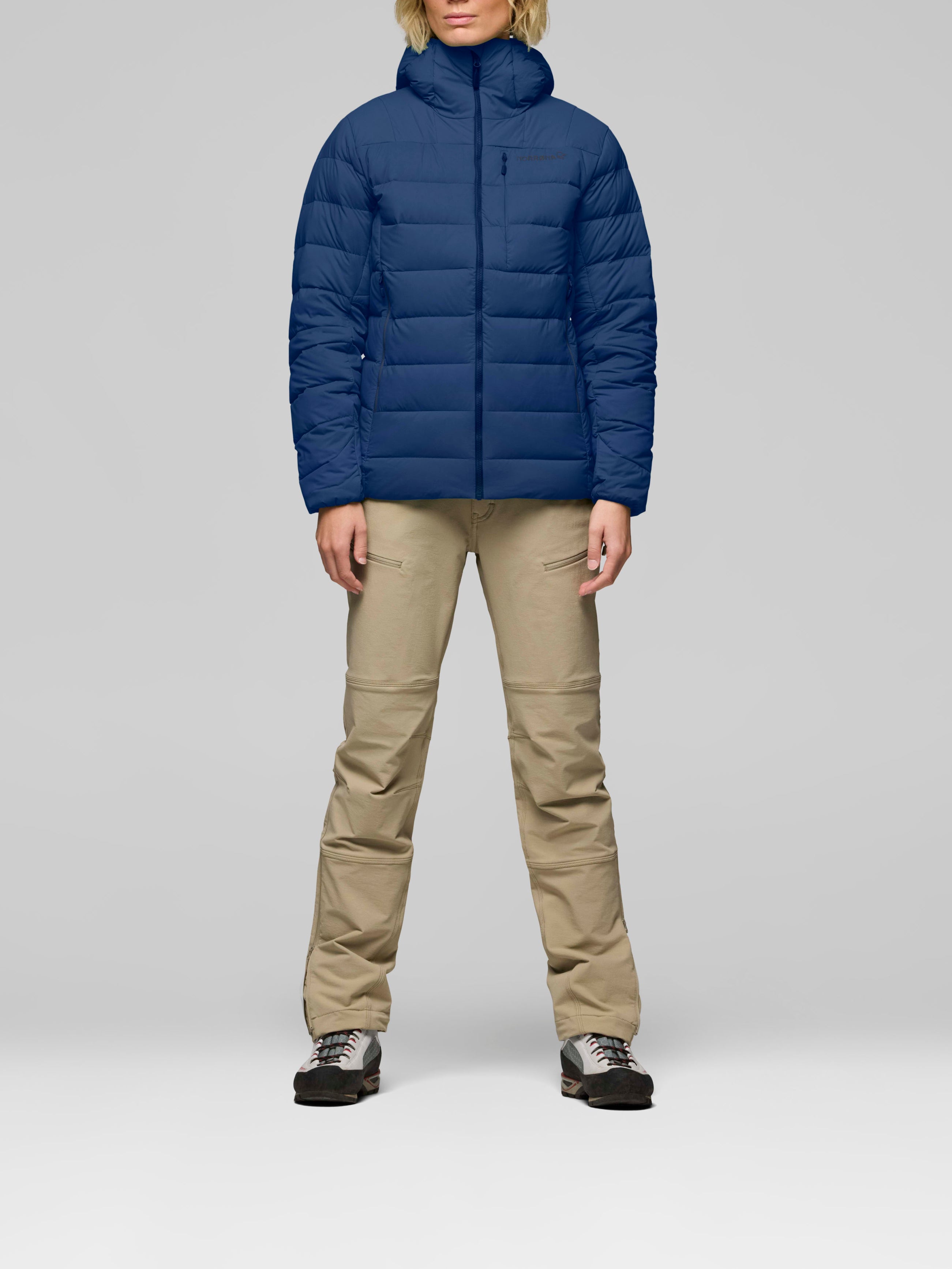 Norrona Women's Femund Down700 Zip Hood Indigo Night