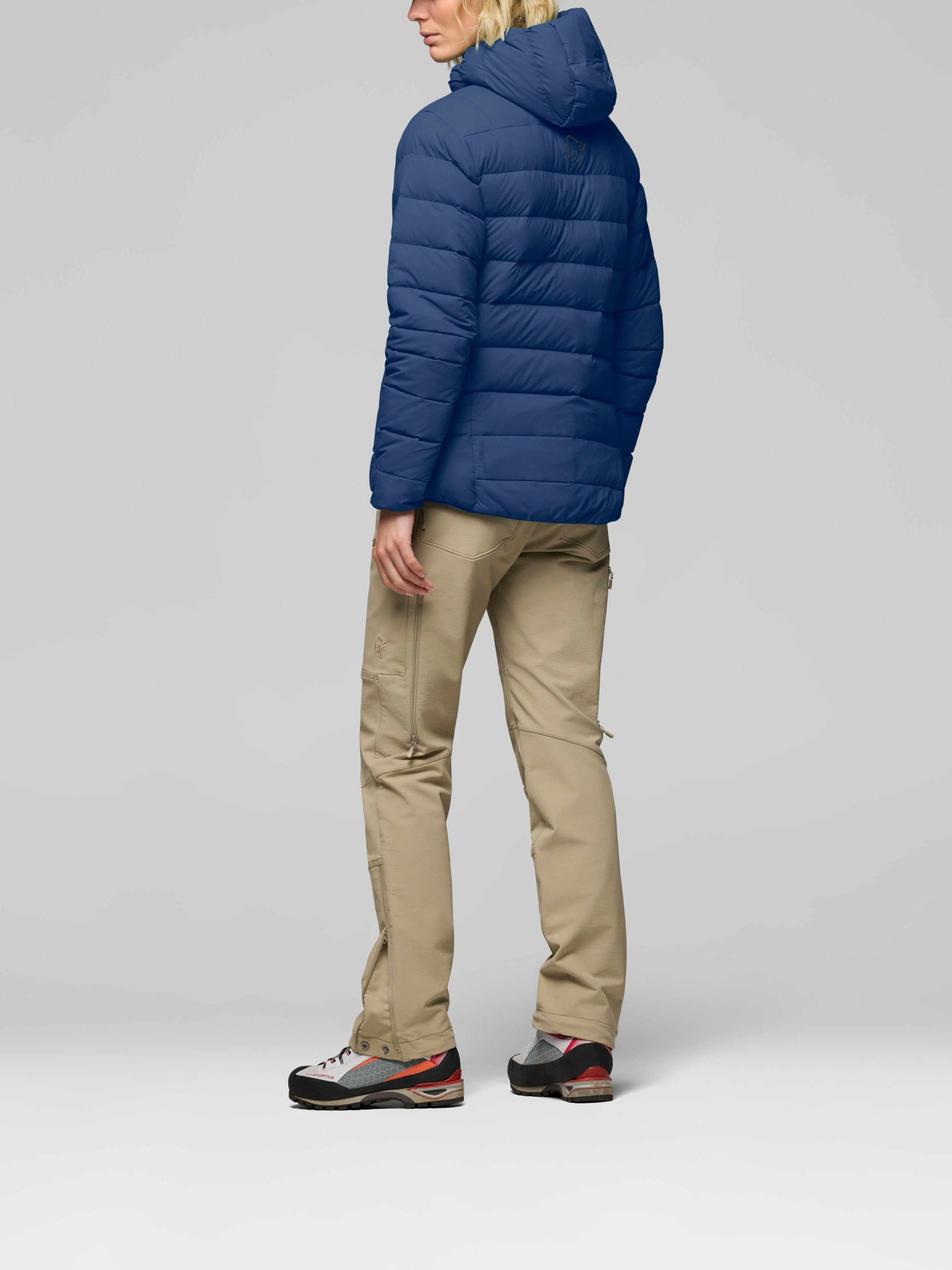 Norrona Women's Femund Down700 Zip Hood Indigo Night