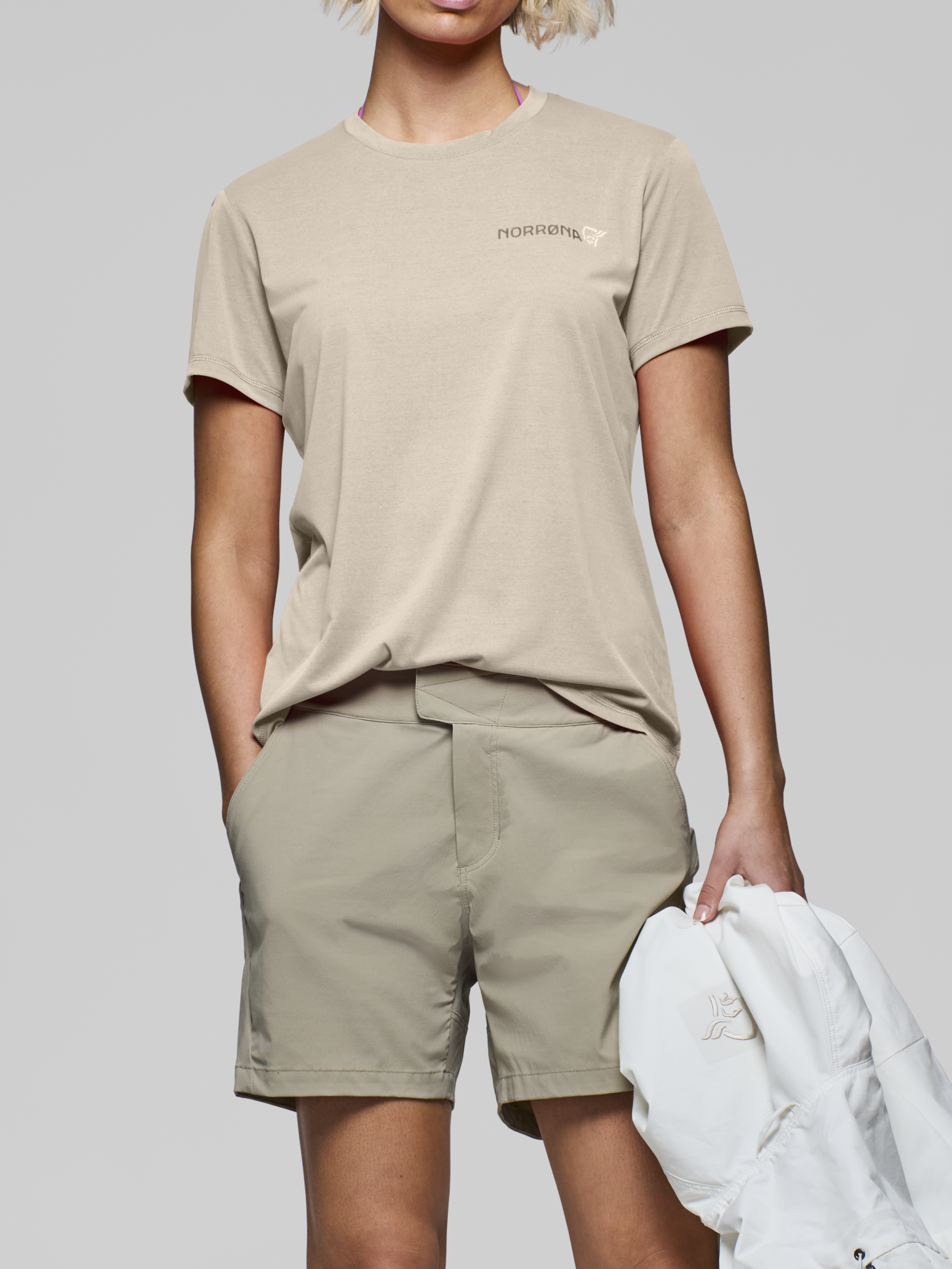 Norrona Femund Tech T-Shirt Oatmeal