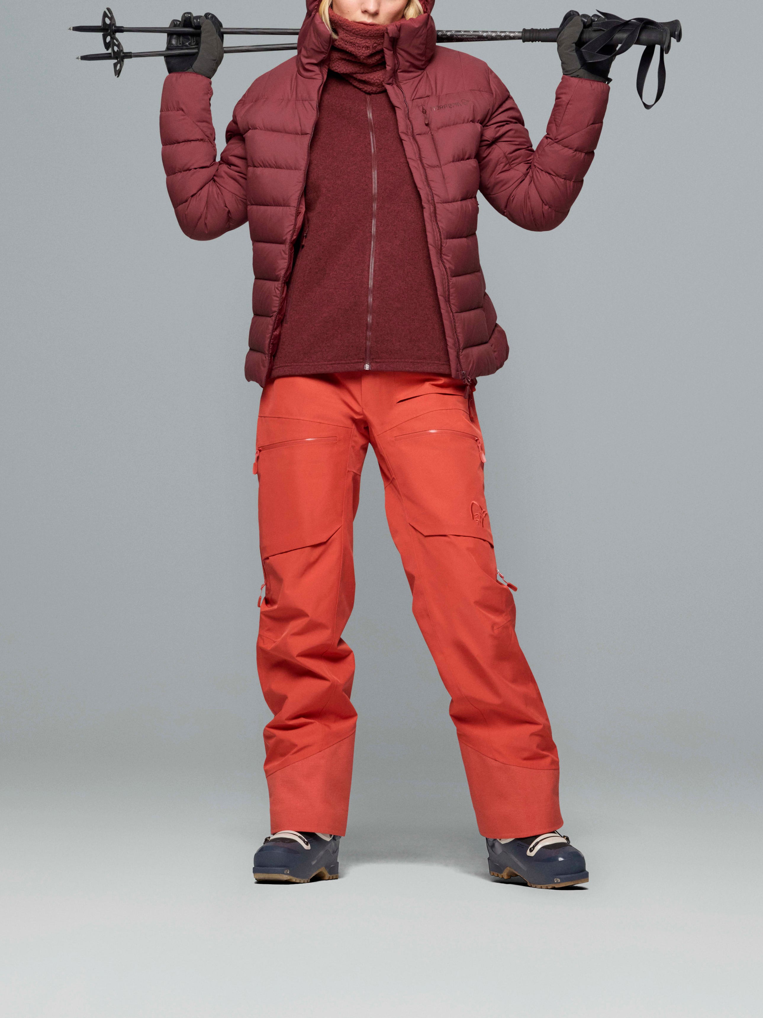 Norrona Women's Femund Down700 Zip Hood Port