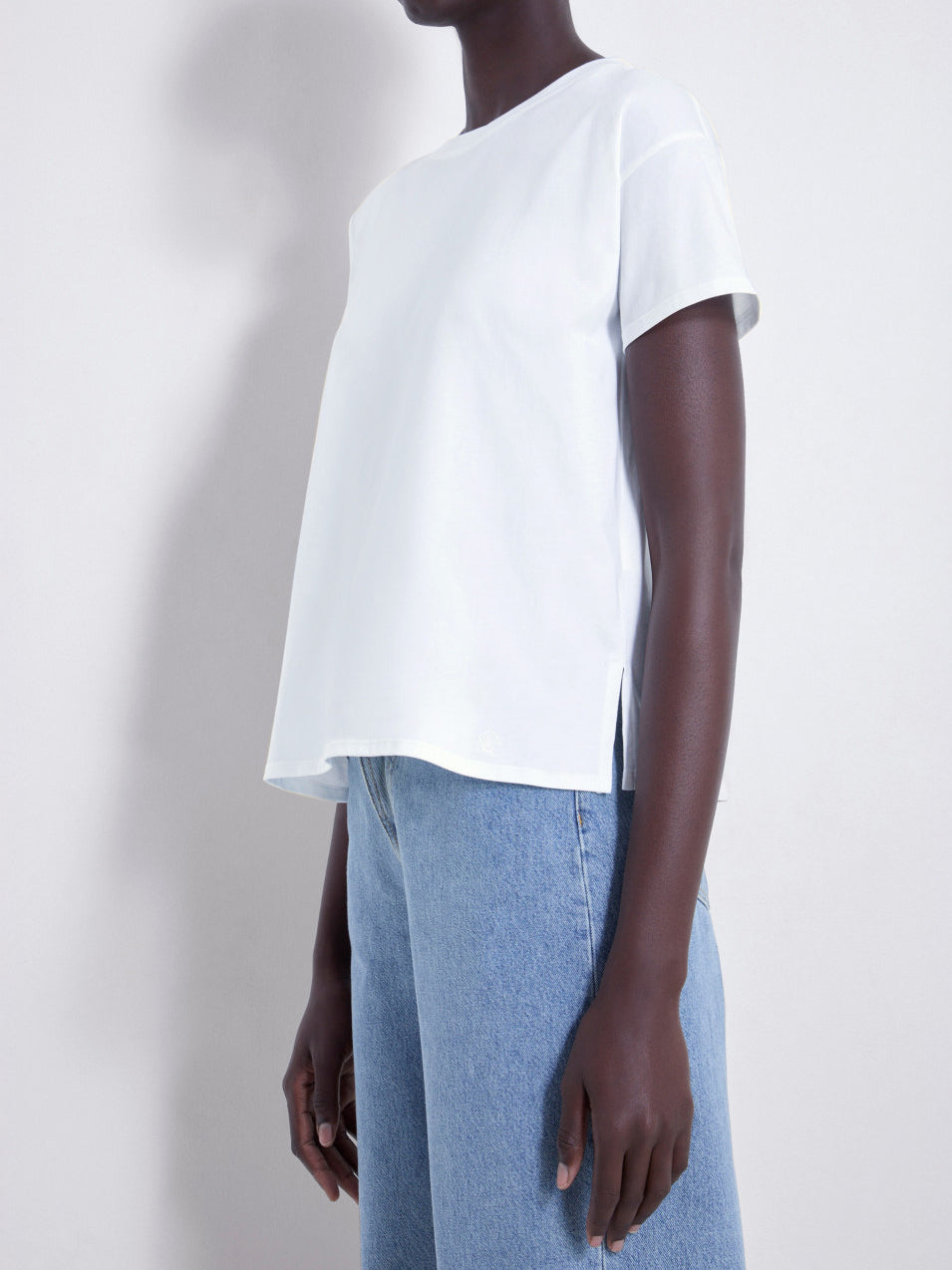 Loulou de Saison Basiluzzo Oversized Organic Cotton T-shirt White