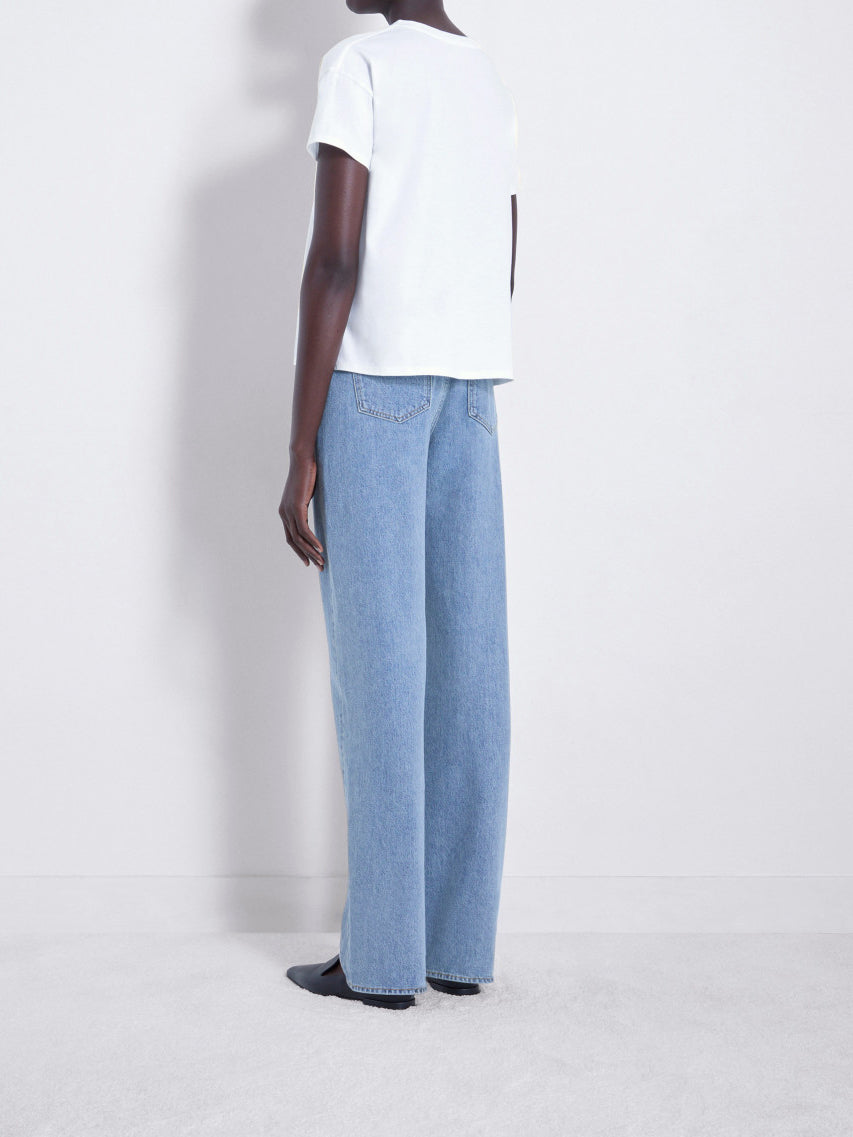 Loulou de Saison Basiluzzo Oversized Organic Cotton T-shirt White