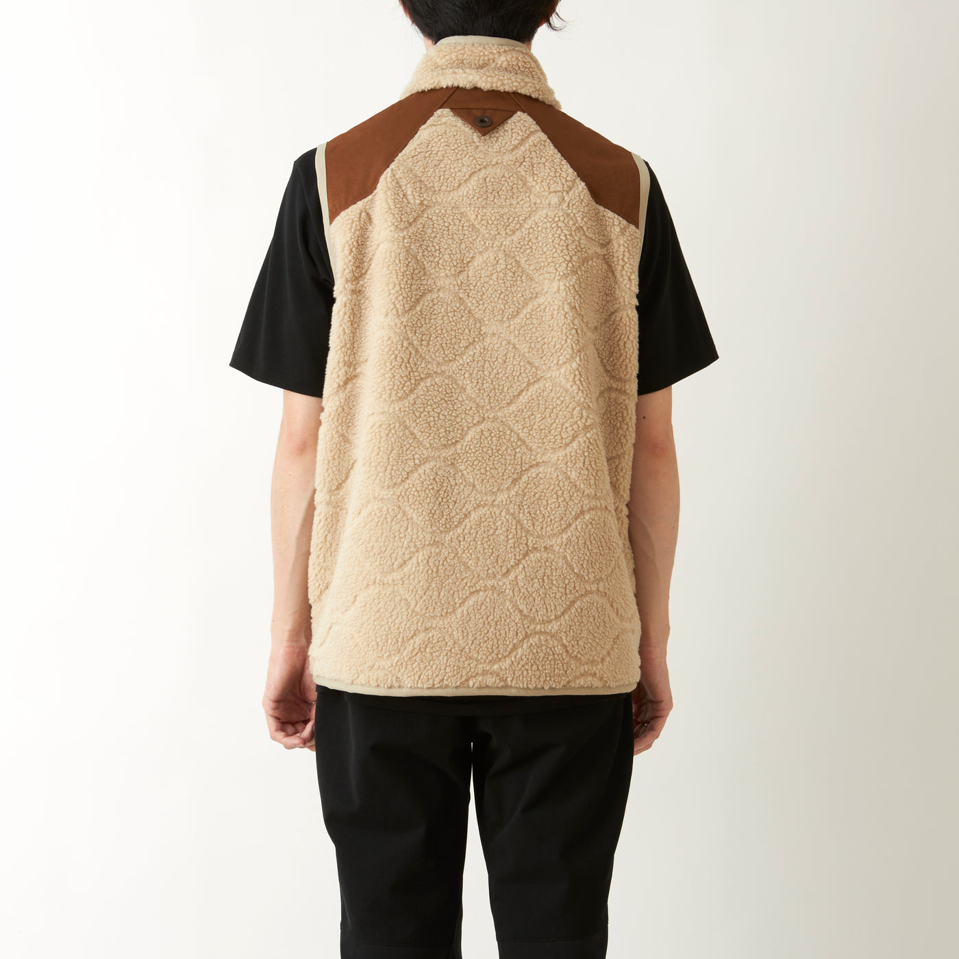 White Mountaineering Boa Fleece Vest