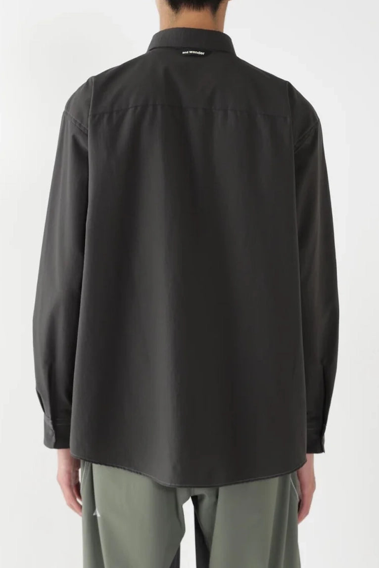 And Wander Dry Breathable LS Shirt Carbon