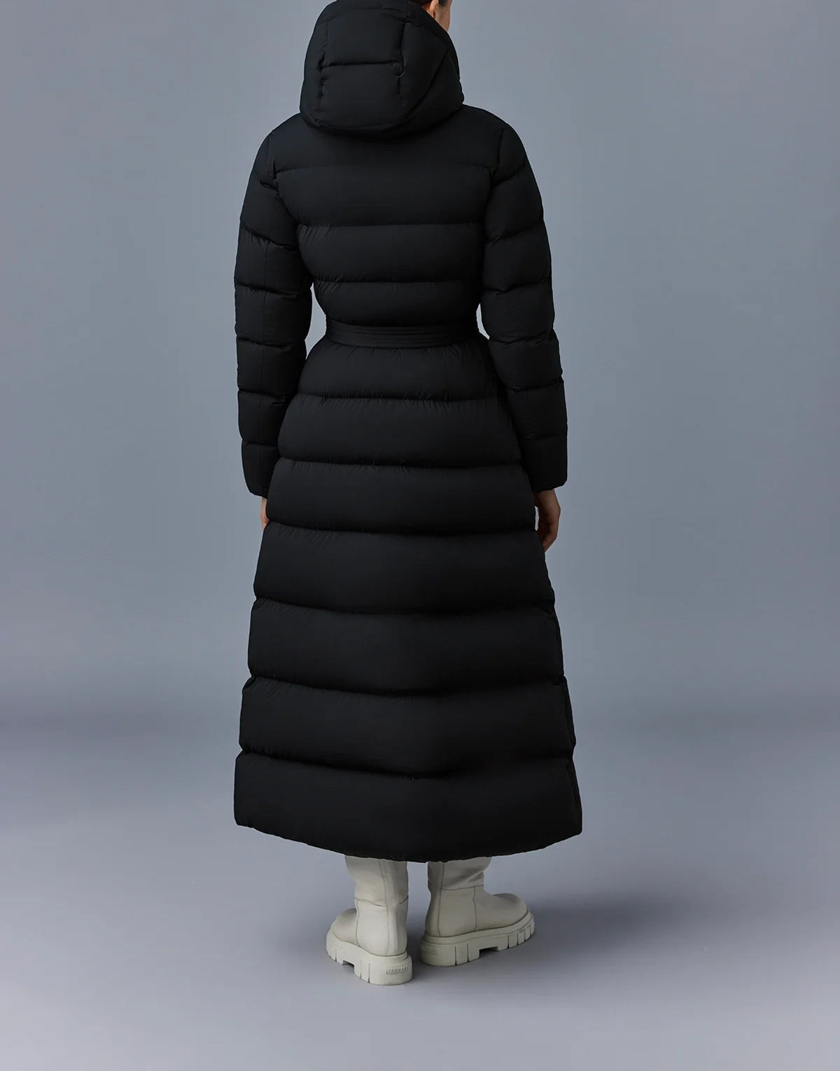 Mackage Calina-City Stretch Down Maxi Coat Black
