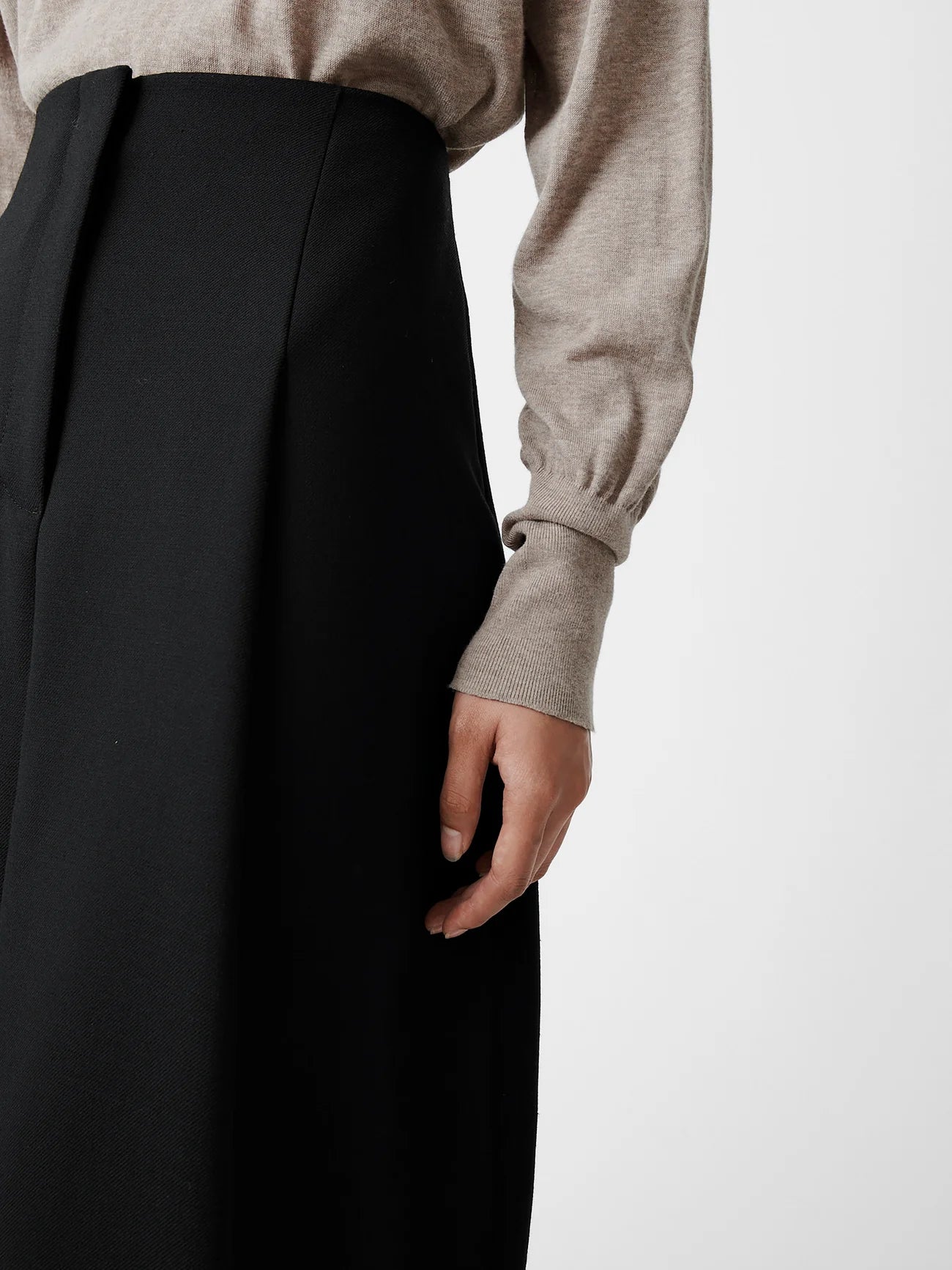 Studio Nicolson Carson Viscose Skirt Black