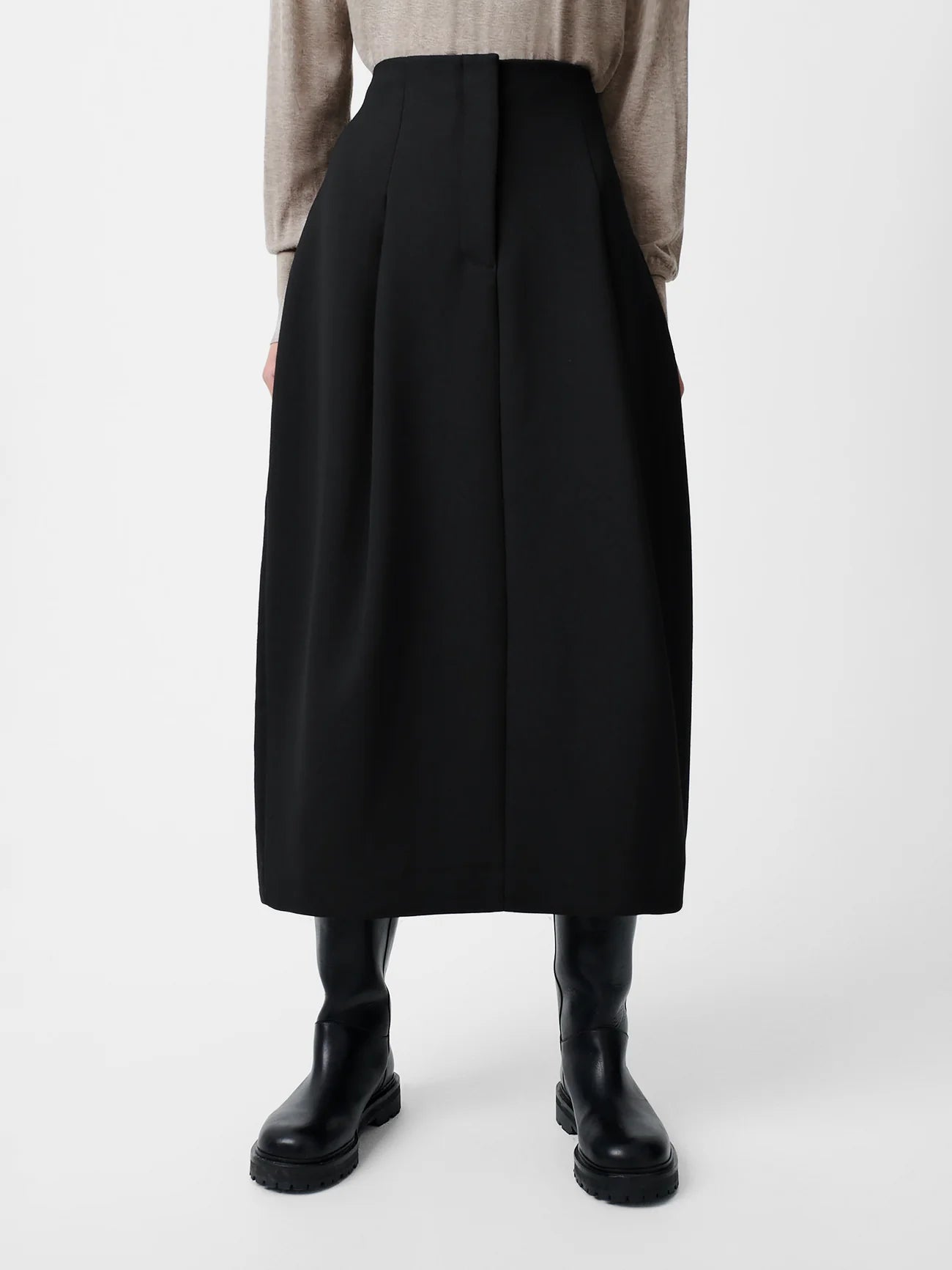 Studio Nicolson Carson Viscose Skirt Black